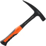 Rock Pick - 28 Oz Geological Hammer with Pointed Tip-Masonry Hammer-081624