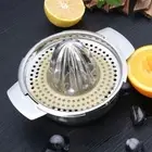 with Bowl Lemon Squeezer Stainless Steel Orange Reamer Manual Juicer Citrus