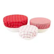 DII Red Cider Reusable Bowl Covers Set of 3