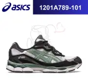 Asics Gel-NYC White Ivy Black Sage Green Grey Black Khaki 1201A789-101 Men's