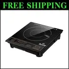1800W Gold Induction Cooktop - Portable Countertop Burner for Effortless Cooking