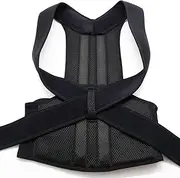 XS-5XL Posture Corrector Plus Size Back Brace Women Men Lumbar Support Shoulder Straightener Scoliosis Hunchback Correction Student Teenagerss Posture Trainer(X-Large)