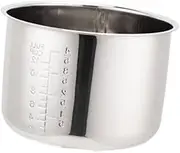 WeiLaiKeQi Rice Cooker Pressure Pot Liner Stainless Steel Cookware Cooking Pot Replacements Kitchen Utensils Cookware for Household, L