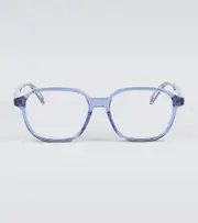 [Dior Eyewear] Dior Eyewear InDiorO S3I square glasses One Size blue
