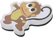 KALLORY Magnetic Dry Erase Erasers Cute Monkey Design for Whiteboard Cleaning Engaging Animal Shaped Chalkboard Cleansers for School and Office Use