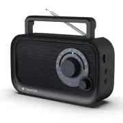 AM FM Radio with Best Reception, Bluetooth Speaker Portable Radio, DSP Plug i...
