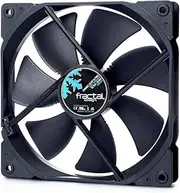 Fractal Design Dynamic X2 GP-14 PWM Computer Fan - Silent Fan - High Airflow – 140x140x25 mm – 1000RPM – FDB-Bearings – Trip Wire - Aerodynamically Shaped Struts – Black Edition (Single)