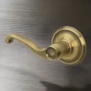 Schlage Inactive Antique Brass Flair LH Door Lever - New In Original Packaging