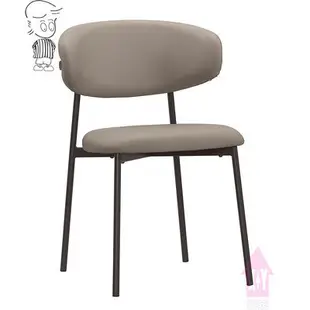【X+Y】椅子世界        -         現代餐桌椅系列-哈利 餐椅(皮)(五金腳).造型椅.學生椅.化妝椅.洽談椅.休閒椅.摩登家具