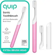 Quip Sonic Toothbrush for Adults with Timer (Magenta, Medium)