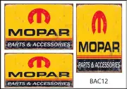 PEEL STICK 1:24 1:25 SCALE MOPAR SERVICE SIGN GARAGE BUILDING DECALS BAC12