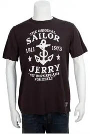 Sailor Jerry My Work Speaks Tee Shirt Tattoo Punk Rockabilly Flash Mens S M XL