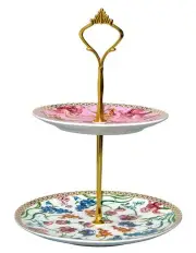 [Maxwell & Williams] Estelle Michaelides Mystique 2 Tiered Cake Stand Gift Boxed in Multi