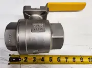 Sharpe SV1266MTE020 2" Direct Mount Ball Valve Series 12 Threaded SS Two-Piece