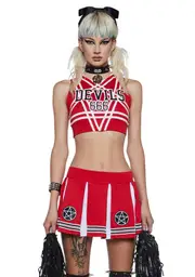 [Trickz N' Treatz] Satan's Cheerleader Costume Set