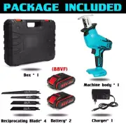 Makita18V Rechargeable Cordless Reciprocating Saw & 2 Battery & 1 Charger New.
