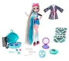Monster High Doll, Lagoona Blue Spa Day Playset, Hair Chalk, Tattoos, Mattel NEW