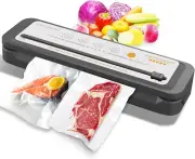 Vacuum Sealer Machine, Portable Strong Suction Power Food Sealer, Bags and Cutte