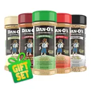 Seasoning - Small 5 Bottle Combo | Original, Spicy, Chipotle, Crunchy & Cheesoni
