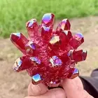160G New Find red PhantomQuartz Crystal Cluster MineralSpecimen