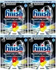 184 Tablets - 4 Packs of 46 Tablets - Finish Quantum Ultimate Pro Dishwash Lemom