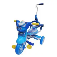 在飛比找Yahoo!奇摩拍賣優惠-新幹線摺疊三輪車-藍/粉/台灣製造外銷日本豪華型