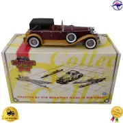 YY004/C 1930 Duesenberg Dark Red/Yellow-Brown - 47652 Matchbox Yesteryear DINKY