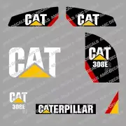 CATERPILLAR CAT 308E2CR DIGGER EXCAVATOR DECAL STICKER SET