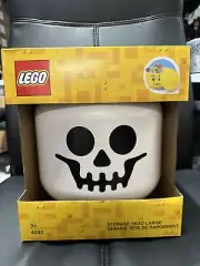 Lego Halloween Skeleton Small Storage Head Candy Dish Bowl Storage 4032 New