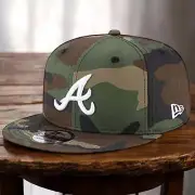 [11941948] Mens New Era MLB 950 BASIC WOOLAND CAMO SNAPBACK - ATLANTA BRAVES
