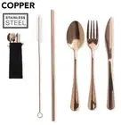 Set Of 5 Cutlery Lunch Stainless Steel Table Lunch Supper Cooking Smart