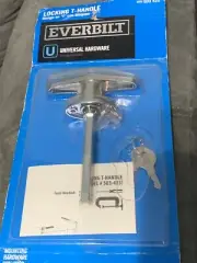 Locking Garage Door Everbilt 5/16 “ X 4” T-Handle with Keys.