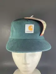 Vintage Youth Kids Carhartt USA Farm Ranch Helper Garden Green SnapBack Hat Cap