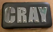 WALLET “CRAY” LUCITE LETTERS BLACK ACCESSORY SUPER CUTE!!