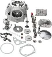 Motorcycle Cylinder Head Assembly & Camshaft & Rocker Arm & Valve For HD C70 CRF70 XR70 CT70 ATC70 TRX70 Jh70 S65 70cc 4T