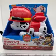 Paw Patrol Marshall Bubble Blower - Blast-Off No-Spill - Tabletop Handheld