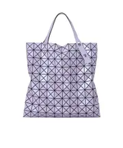 geometric-pattern tote bag One size Lavender