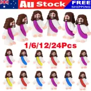 Mini Jesus Figurine Easter Decorations, Tiny Baby Jesus Figurines in Bulk YA