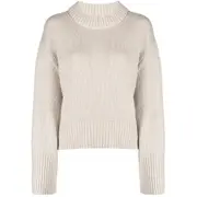 [Lisa Yang] Lisa Yang Crew-neck Cashmere Jumper I NUMERIC NEUTRALS