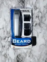 WAHL BEARD 5 POSITION GUIDE BATTERY TRIMMER COMPLETE PRECISION GROOMING TRIMMER!