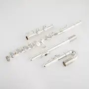 Alto Flute G Tune 16 Closed Hole Keys Silver Plated 100% New