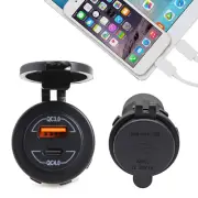 Car Cigarette Lighter Socket Outlet Charger USB Power Adapter Plug Accessories