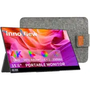 15.6" 4K Portable Monitor+ Sleeve Portable Screen Eye Care Lightweight HDR Trave