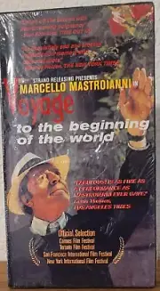 Voyage To The Beginning of The World VHS 1999 Strand HV w/Marcello Mastroianni