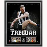 Adam Treloar Collingwood Official Afl Player Print Framed