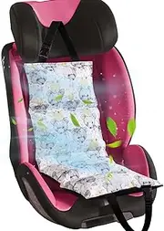 NCVI Car Seat Cooling Pad, Baby Stroller Cooling Pad - Insulated Cushion with Ice Pack for Heat, Multifunctional Cooler for Kids, Adults and Pets, Durable Summer Seat Liner Cooling Cover, Grey Bear