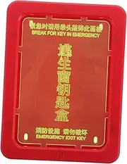 iplusmile Emergency Door Key Lock Box: Wall Mount Key Holder for Escape Windows Outdoor Security Lockbox