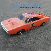GENERAL LEE DUKE OF HAZZARD 1:10 Vinyl Decals Stickers Cut RC Car Tamiya HPI Kit