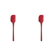 2x Tovolo Flex-Core All Silicone Nylon Spatula Baking/Cooking Utensil Cayenne