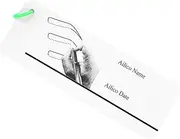SOESFOUFU 1 Set Eyebrow Guide Stencil Templates for Symmetrical Brow Shaping Portable Makeup Tool for Beginners Experts Lightweight Design for Effortless Application